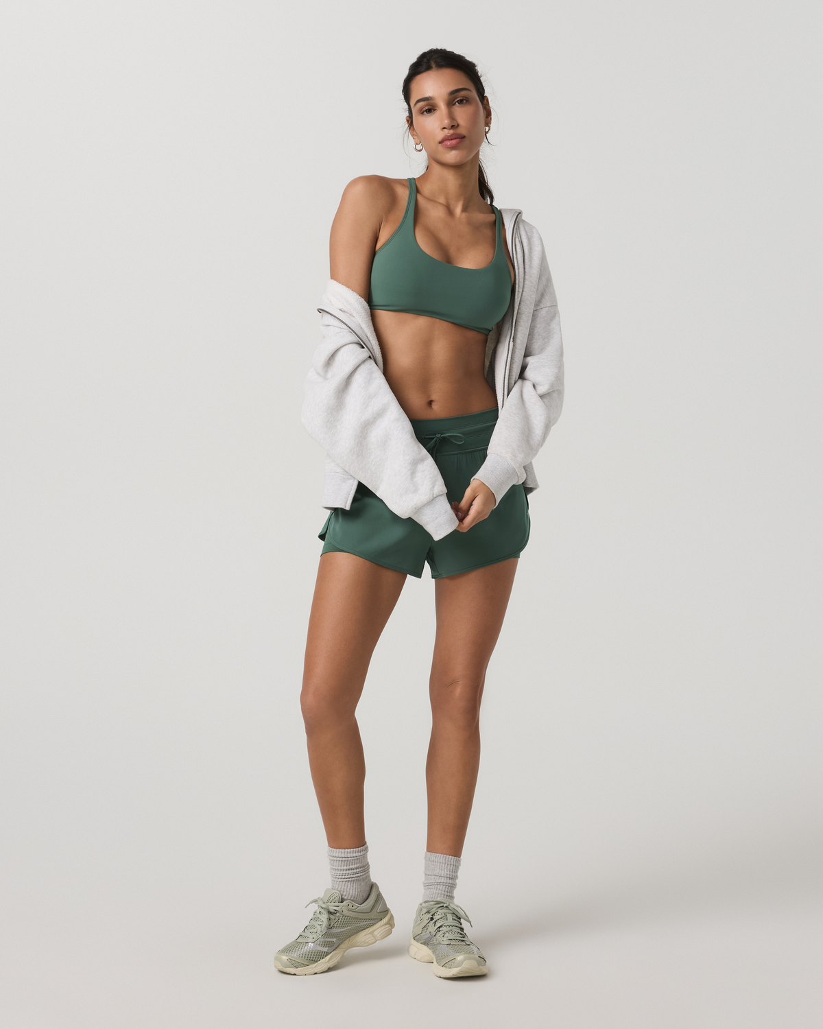 Yosemite Bra Women's Agate Green Strappy Sports Bra | Vuori For sale