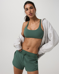 Yosemite Bra Women's Agate Green Strappy Sports Bra | Vuori For sale