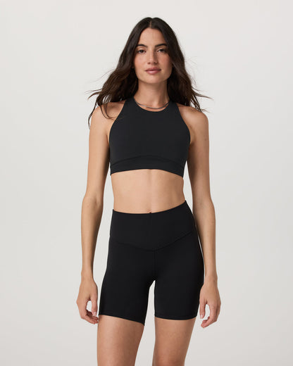 Vuori AllTheForm™ High Neck Bra Black Sports Bra | Vuori Sale