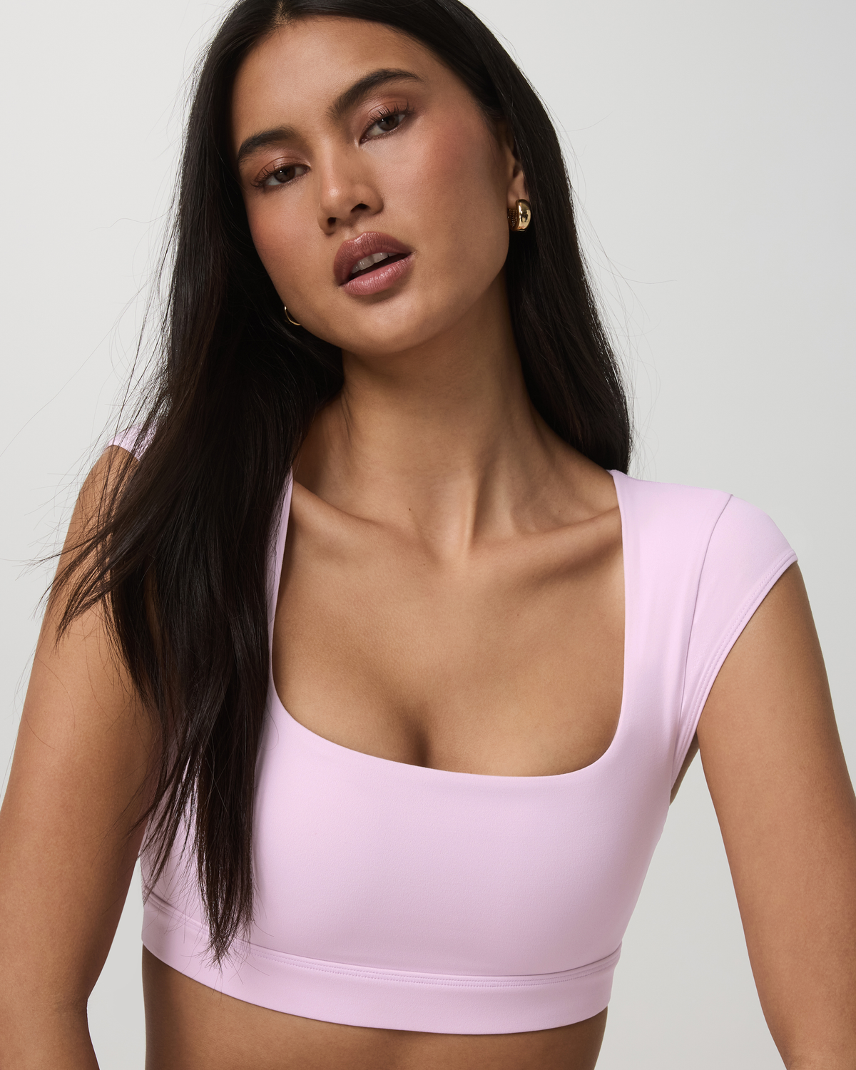 Vuori AllTheForm™ Short Sleeve Bra Women's Orchid Whisper Bra | Vuori On sale