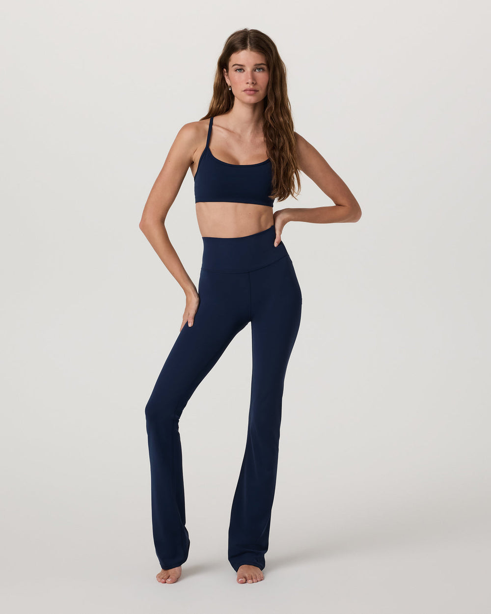 Vuori AllTheFeels™ Bra Women's Blue Coast Sports Bra | Vuori Clothing