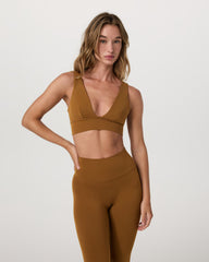 Vuori AllTheFeels™ Triangle Bra Women's Bra in Rum | Vuori