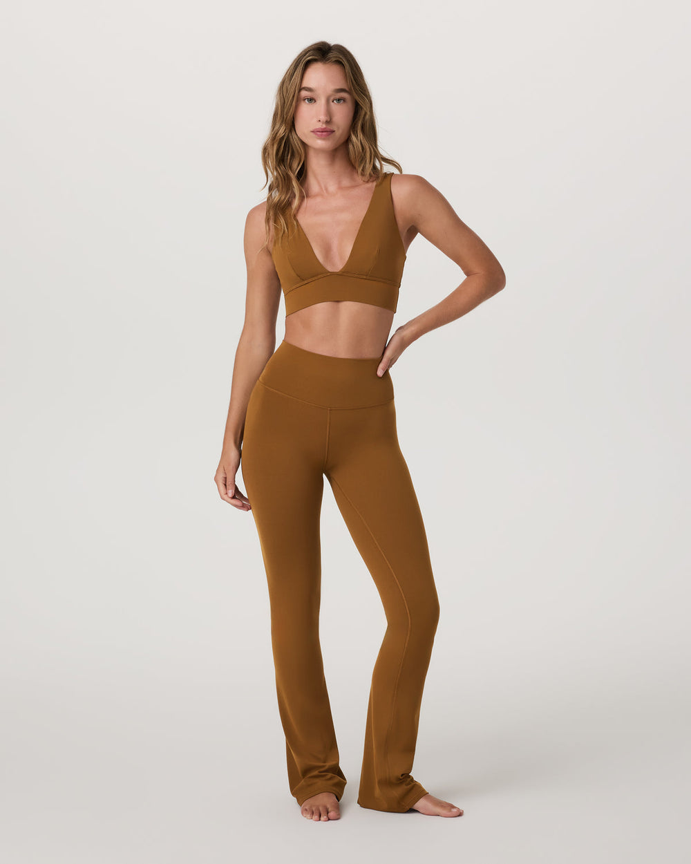 Vuori AllTheFeels™ Triangle Bra Women's Bra in Rum | Vuori