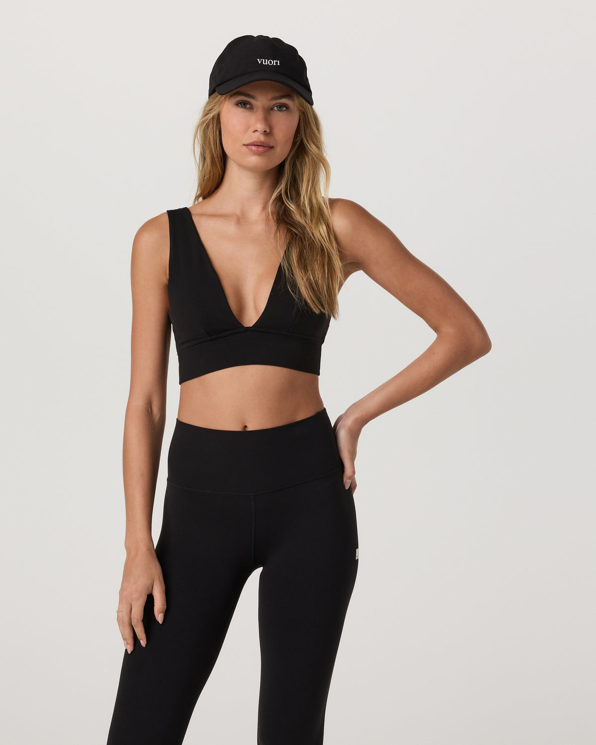 Vuori AllTheFeels™ Triangle Bra Women's Black Bra | Vuori For sale