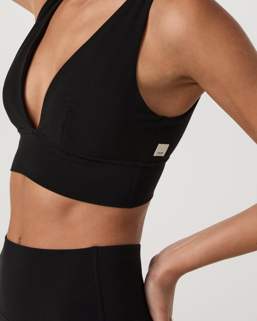 Vuori AllTheFeels™ Triangle Bra Women's Black Bra | Vuori For sale