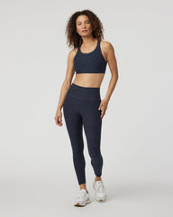 Elevation Racer Bra Midnight Racerback Sports Bra | Vuori Online