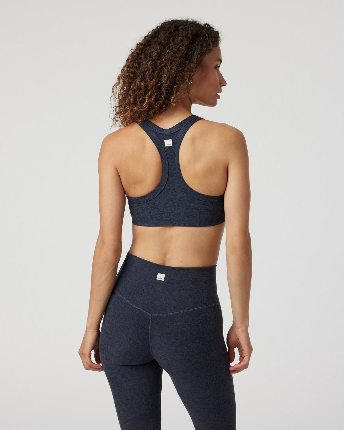 Elevation Racer Bra Midnight Racerback Sports Bra | Vuori Online