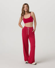 Halo Essential Bra Women's Strawberry Heather Sports Bra | Vuori Outlet