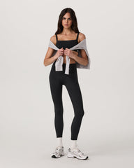 Inversion Rib Bra Women's Black Sports Bra | Vuori US