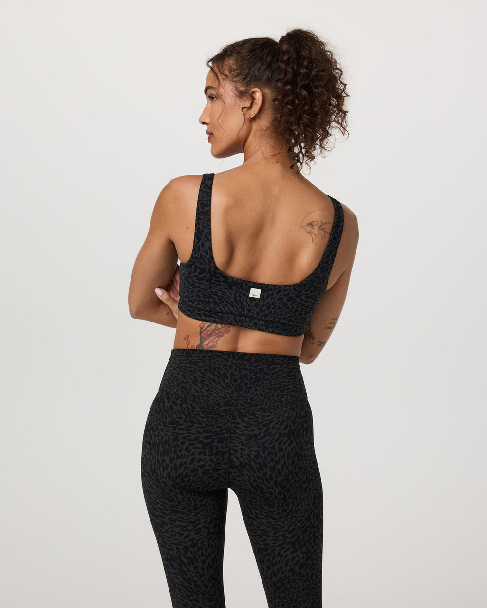 Vuori AllTheForm™ Bra Black Blurred Torrent Sports Bra | Vuori For sale