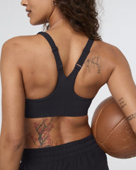 Dynamic Bra Black Medium Support Sports Bra | Vuori Online