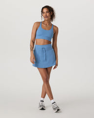 Yosemite Longline Bra Light French Blue Sports Bra | Vuori