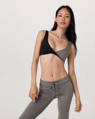Halo Reversible Bra Women's Chia Heather Sports Bra | Vuori Sale