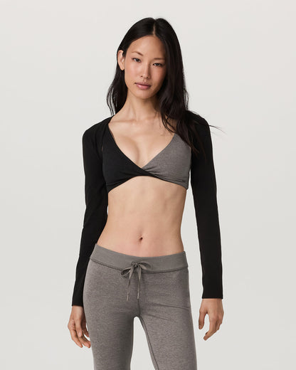 Halo Reversible Bra Women's Chia Heather Sports Bra | Vuori Sale