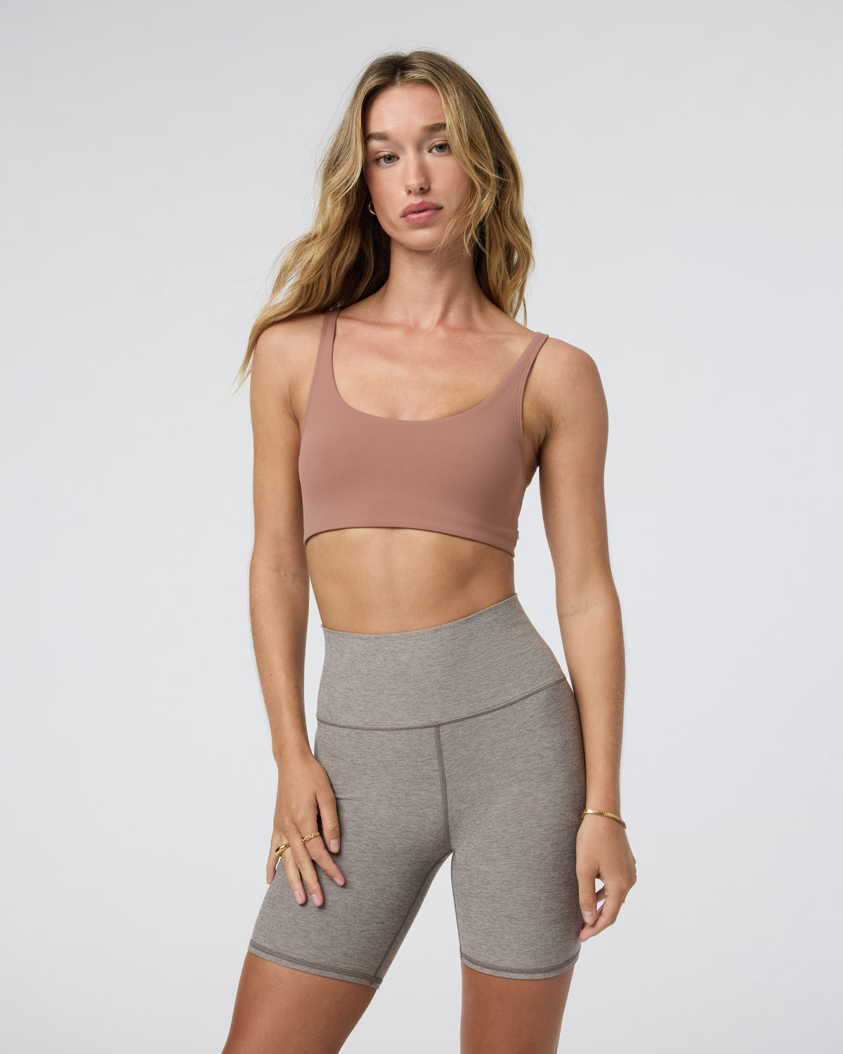 Yosemite Bra Sedona Brown Strappy Sports Bra | Vuori On sale