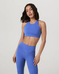 Vuori AllTheForm™ High Neck Bra Bright Iris Sports Bra | Vuori Discount