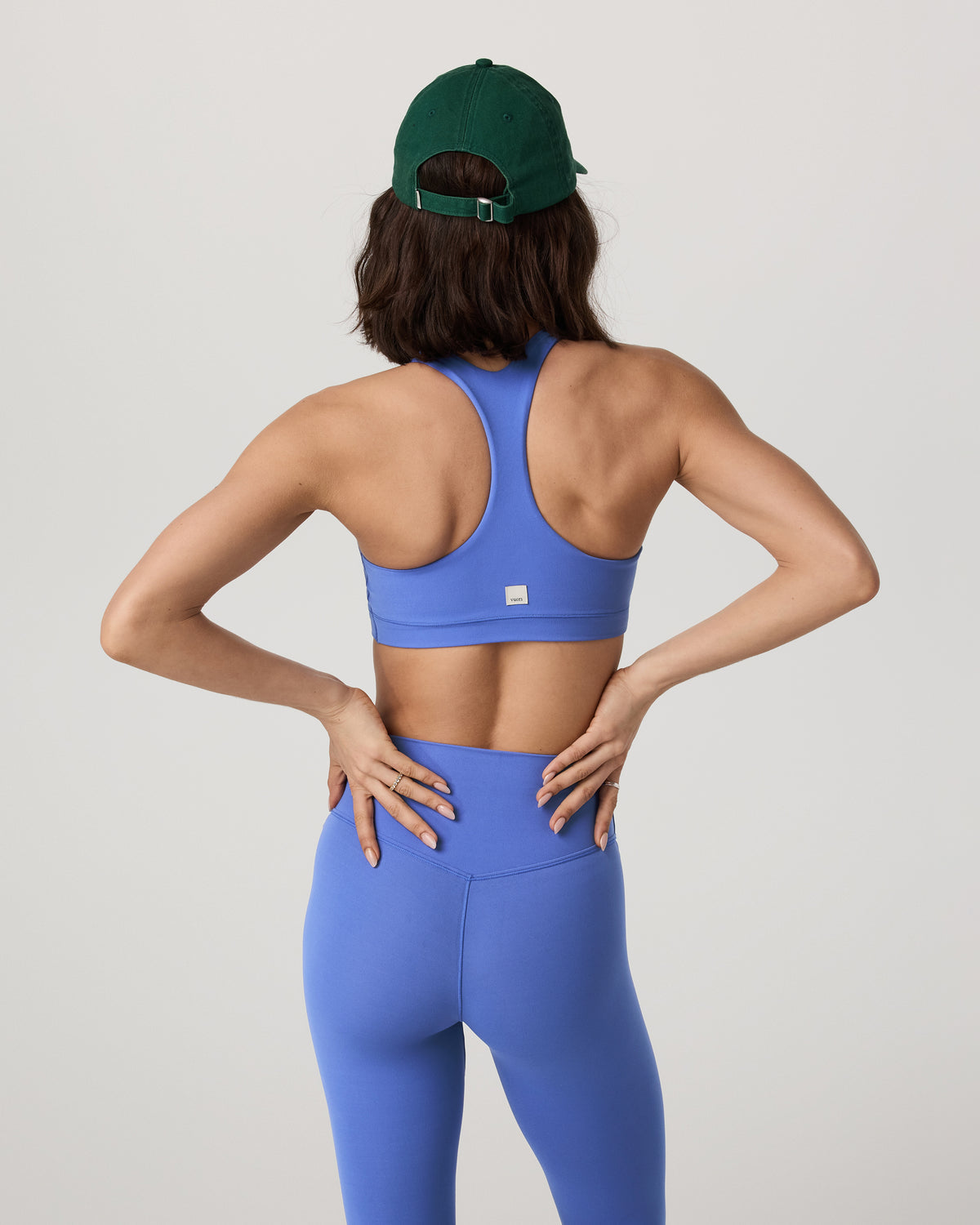 Vuori AllTheForm™ High Neck Bra Bright Iris Sports Bra | Vuori Discount