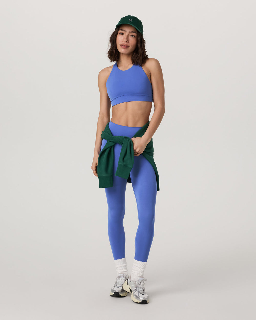 Vuori AllTheForm™ High Neck Bra Bright Iris Sports Bra | Vuori Discount