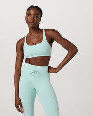 Yosemite Bra Women's Spearmint Strappy Sports Bra | Vuori Sale