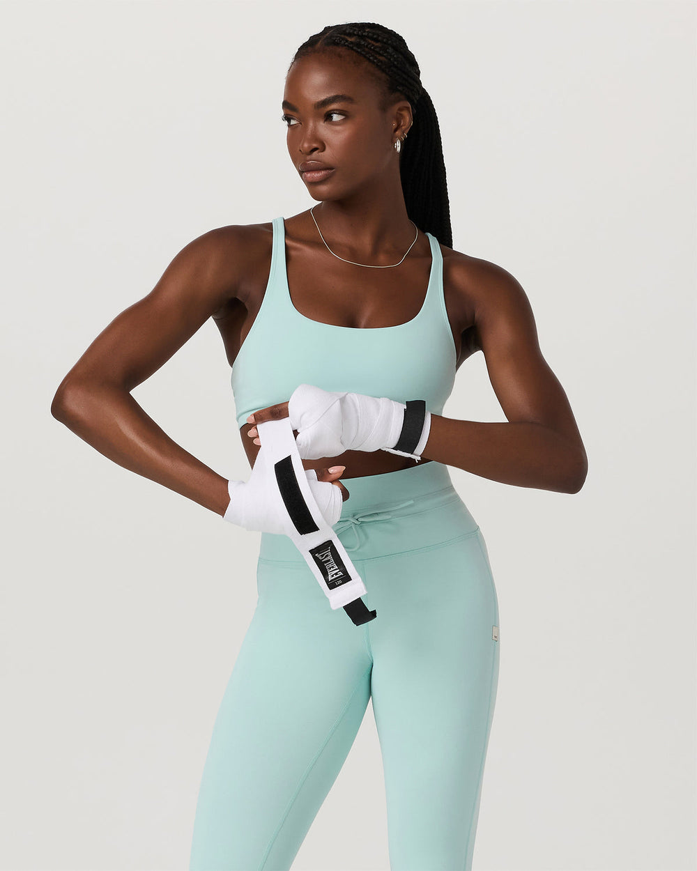 Yosemite Bra Women's Spearmint Strappy Sports Bra | Vuori Sale