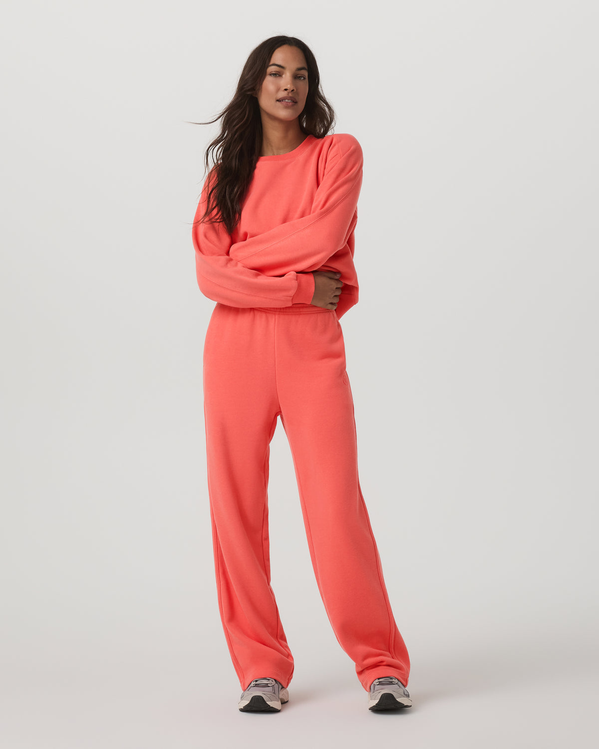 Sedona Straight Leg Sweatpant Women's Bright Coral Pant | Vuori On sale
