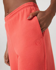 Sedona Straight Leg Sweatpant Women's Bright Coral Pant | Vuori On sale