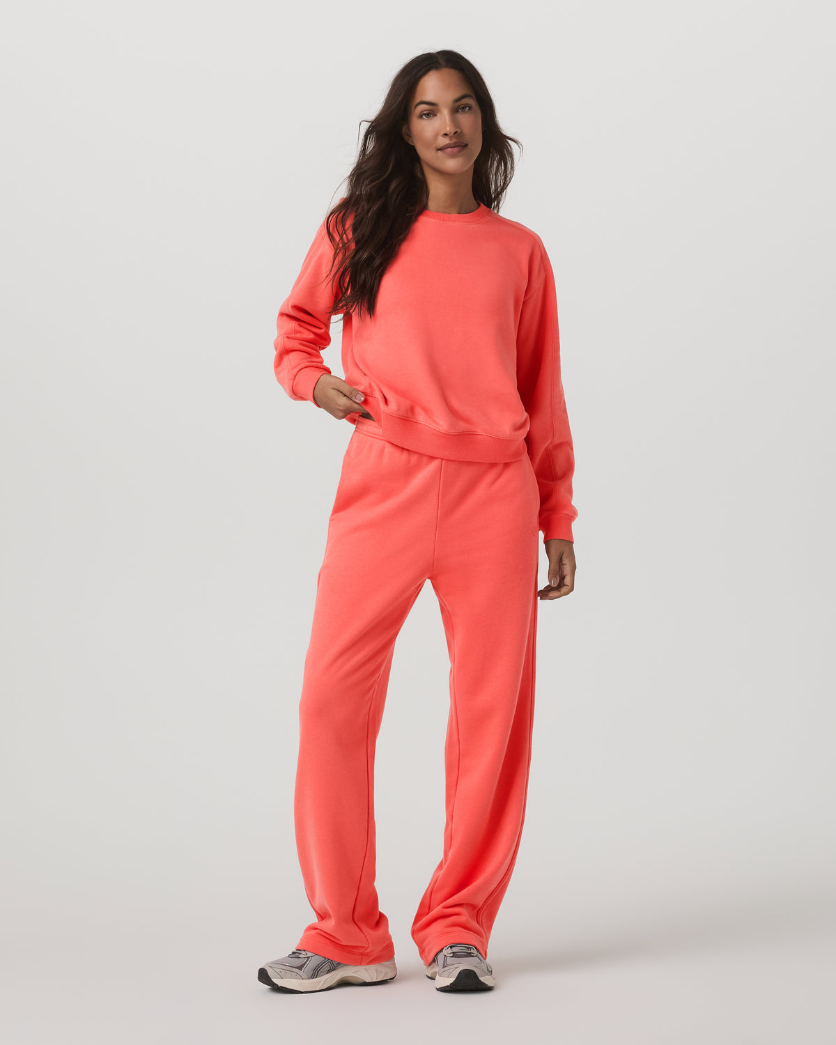 Sedona Straight Leg Sweatpant Women's Bright Coral Pant | Vuori On sale