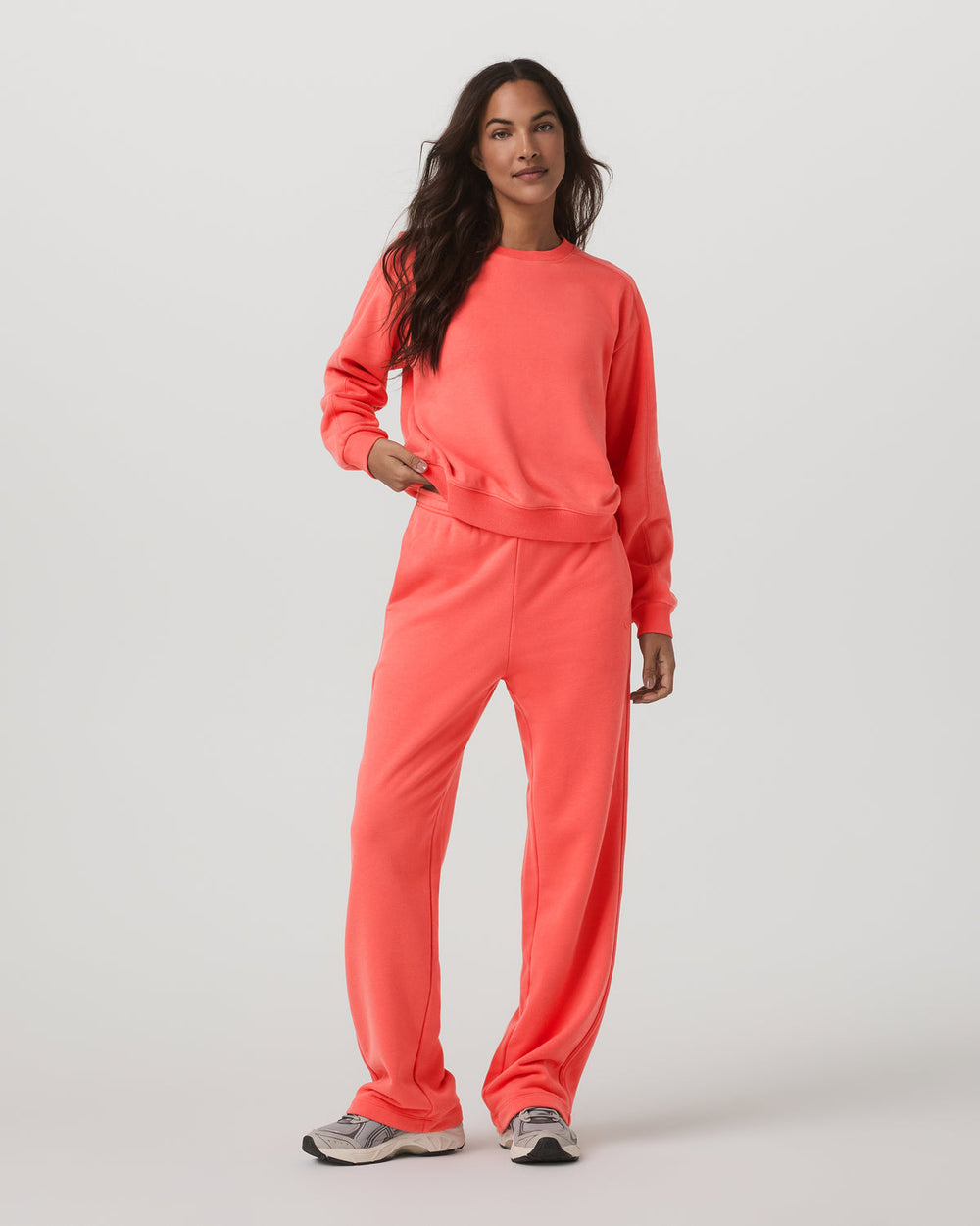 Sedona Straight Leg Sweatpant Women's Bright Coral Pant | Vuori On sale