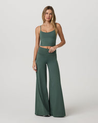 Halo Easy Wideleg Pant - Long Women's Agate Green Pants | Vuori US