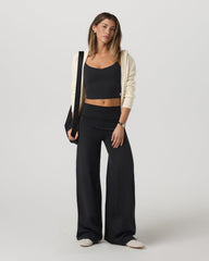Halo Easy Wideleg Pant Women's Solid Black Wideleg Pants | Vuori On sale
