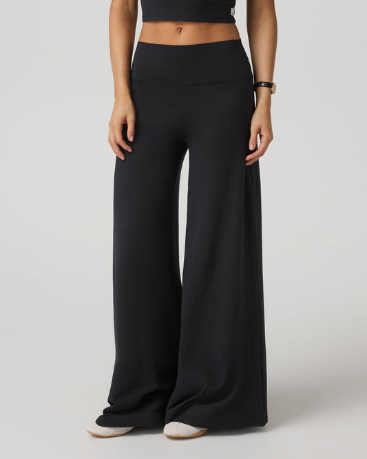 Halo Easy Wideleg Pant - Short Women's Solid Black Pants | Vuori For sale