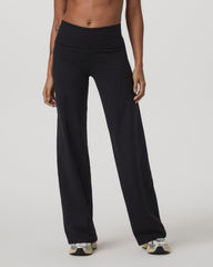 Granite Foldover Straight Leg Women's Black Heather Pant | Vuori Outlet