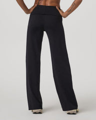 Granite Foldover Straight Leg Women's Black Heather Pant | Vuori Outlet