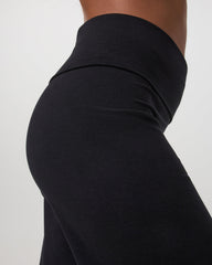 Granite Foldover Straight Leg Women's Black Heather Pant | Vuori Outlet