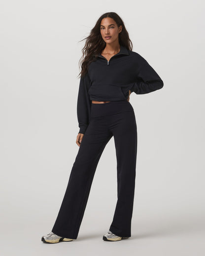 Granite Foldover Straight Leg Women's Black Heather Pant | Vuori Outlet