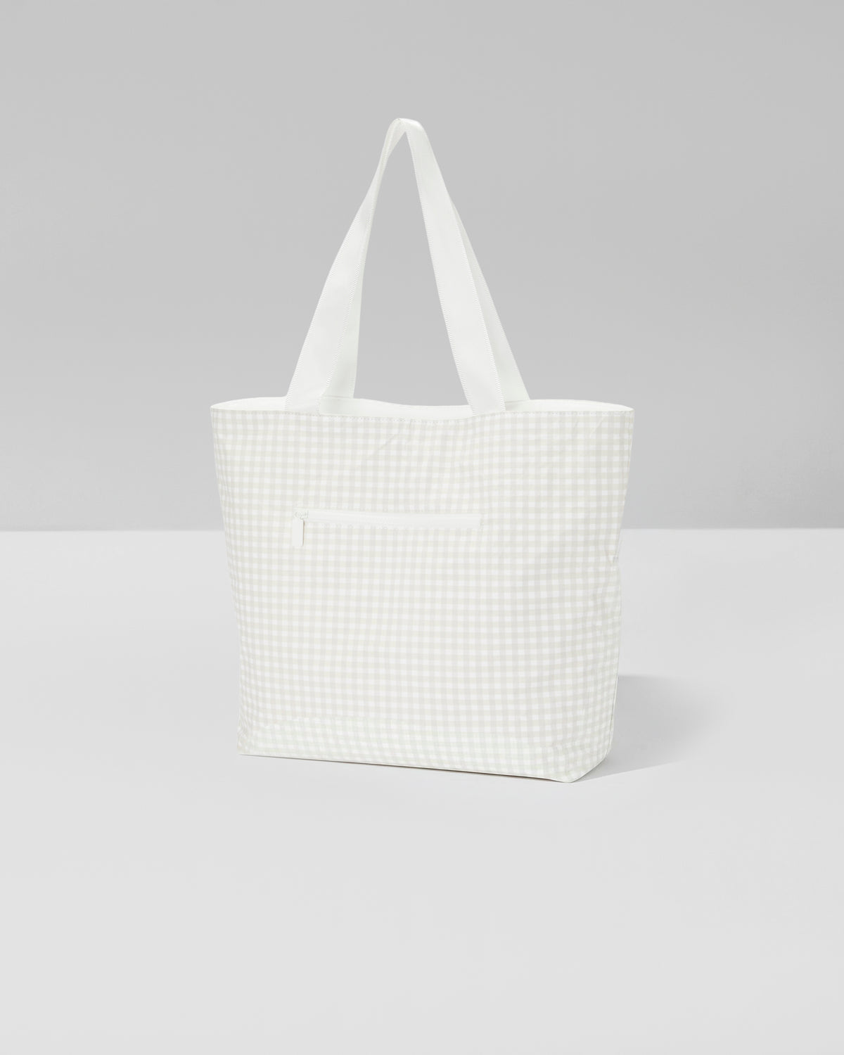 ALOHA-Day Tripper Natural/Bone Gingham Bag | Vuori US