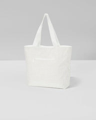 ALOHA-Day Tripper Natural/Bone Gingham Bag | Vuori US