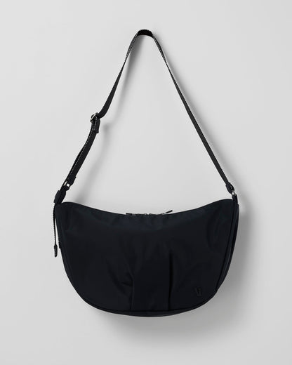 Vuori Carryall Stylish Black Modern Crescent Bag | Vuori