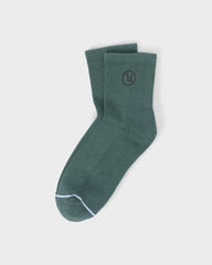 Half Crew Sock 2.0 Agate Green Performance Socks | Vuori For sale