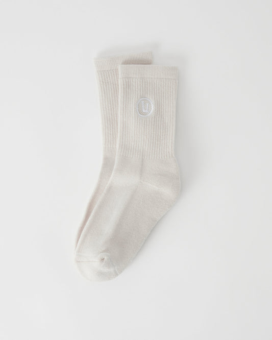 Half Crew Sock Salt Heather | Vuori Online