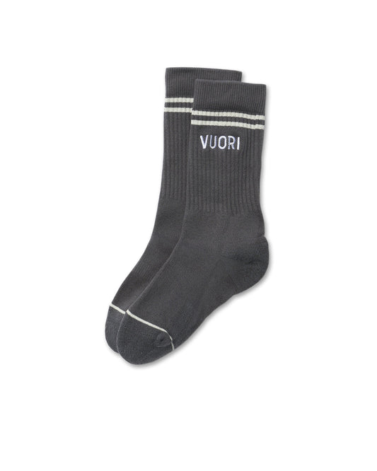 Vuori Crew Sock Charcoal Performance Crew Socks | Vuori Sale
