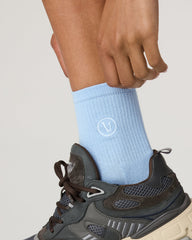 Half Crew Sock Crystal Blue Socks | Vuori For sale
