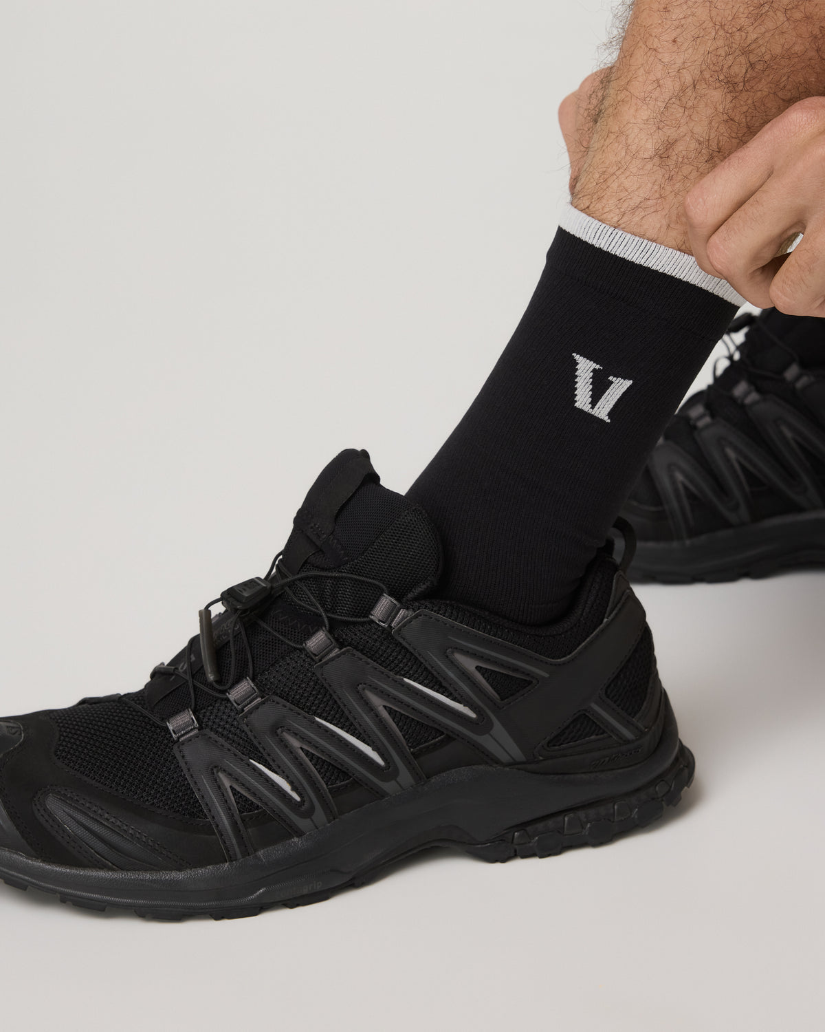 Performance Crew Sock Black Crew Socks | Vuori