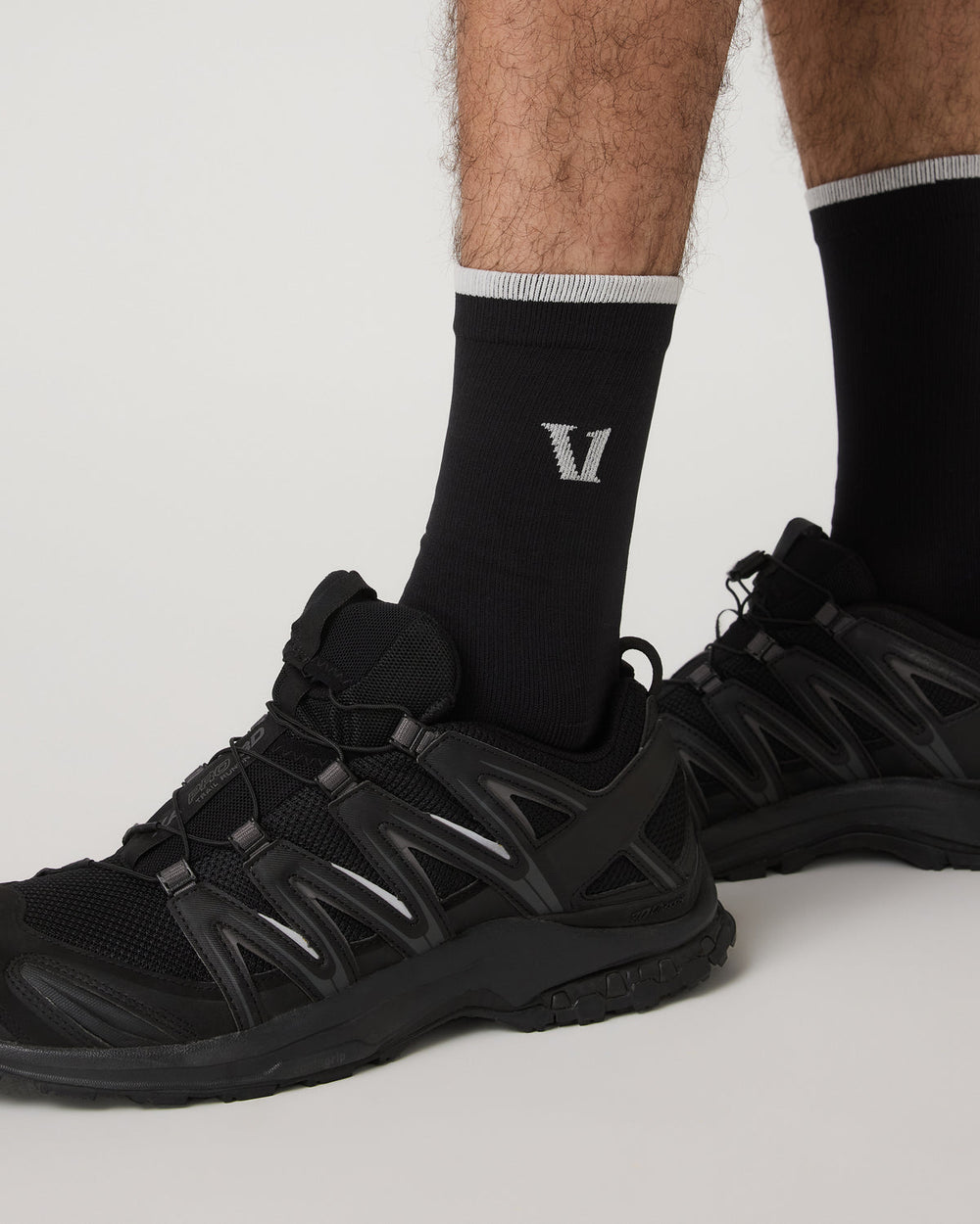 Performance Crew Sock Black Crew Socks | Vuori