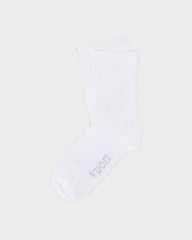 Quarter Crew Pointelle Sock Stylish White Socks | Vuori For sale