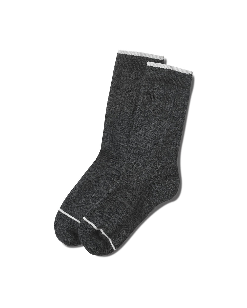 V1 Crew Sock Charcoal Heather | Vuori US