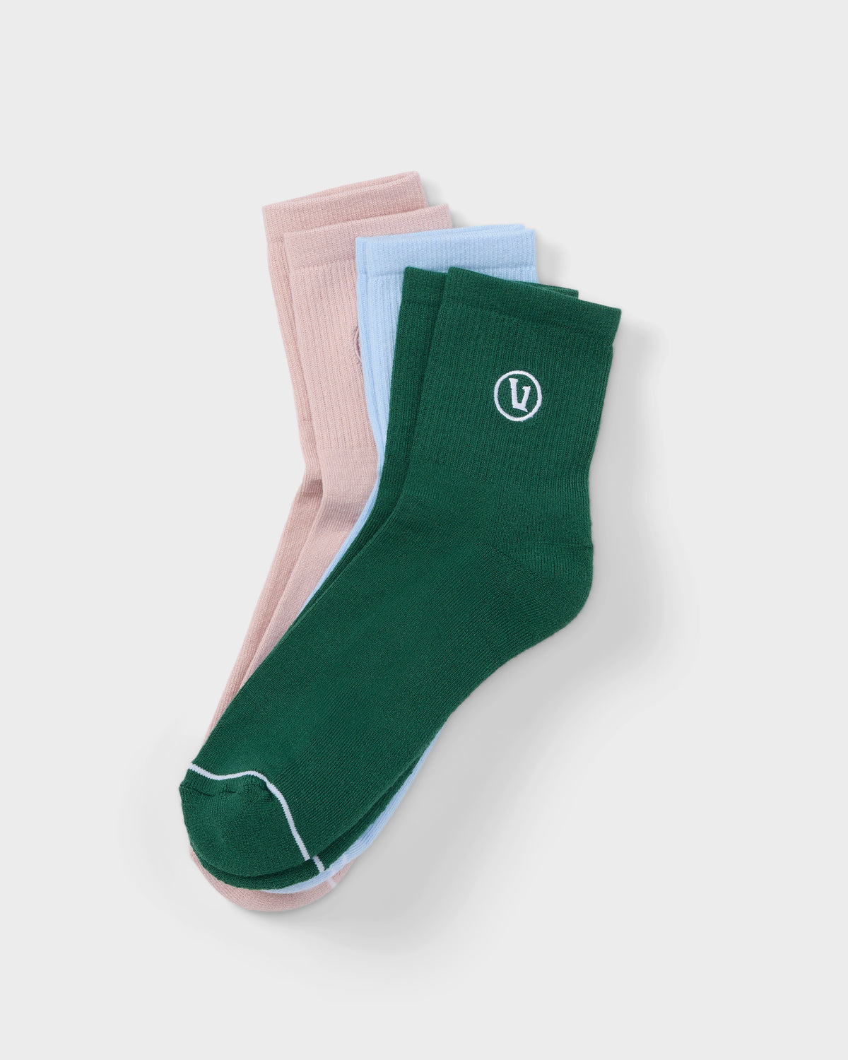 Half Crew Sock Viridian Socks | Vuori Online