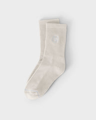 Half Crew Sock 2.0 Ivory Seamless Toe Socks | Vuori