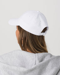 Vuori Dad Hat Low Profile White Hat | Vuori Clothing