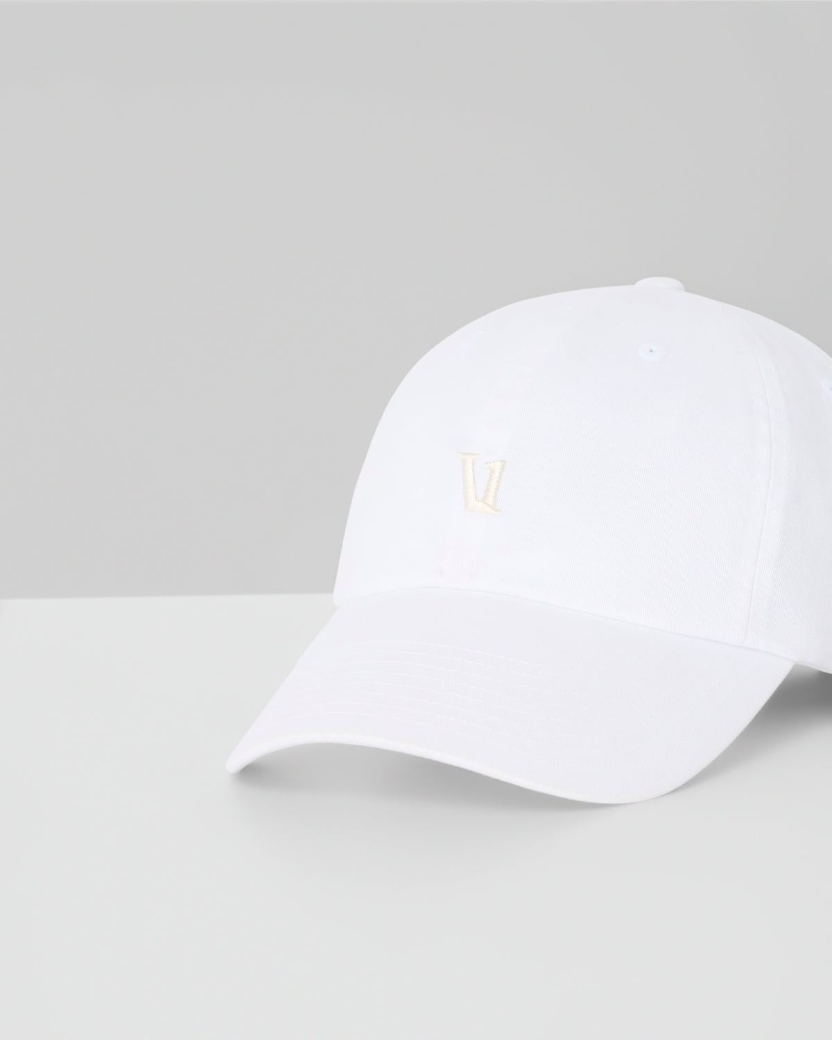 Vuori Dad Hat Low Profile White Hat | Vuori Clothing